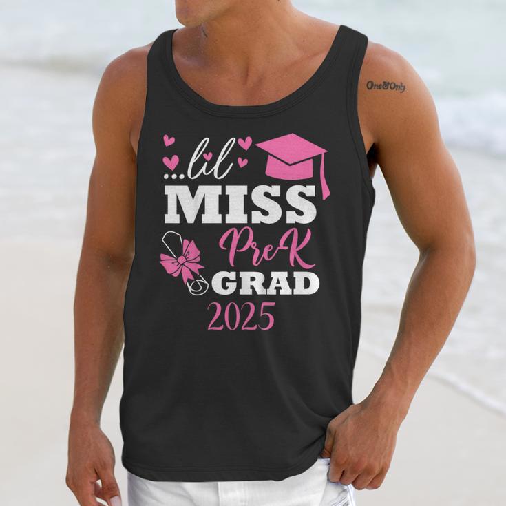 Kids Little Miss Pre-K Grad Preschool Prek Graduation 2025 Unisex Tank Top