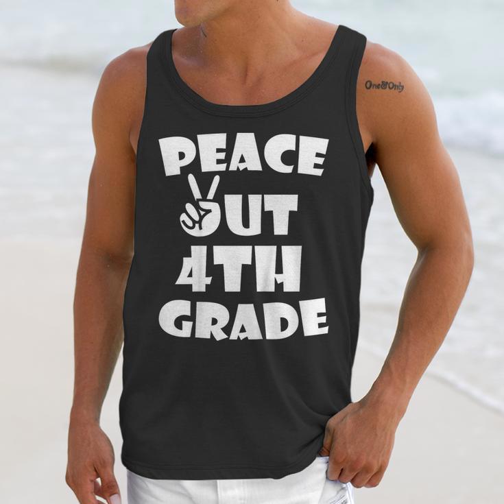 Kids Kids Peace Out 4th Grade For Graduation Unisex Tank Top