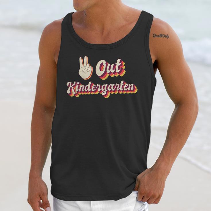 Kids Peace Out Kindergarten Graduation Kindergarten Graduate Unisex Tank Top