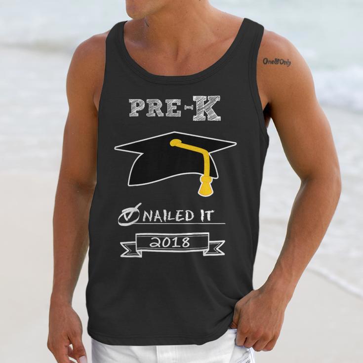 Kids Pre-K School Graduation Nailed It 2018 TShirt Boy Girl Unisex Tank Top