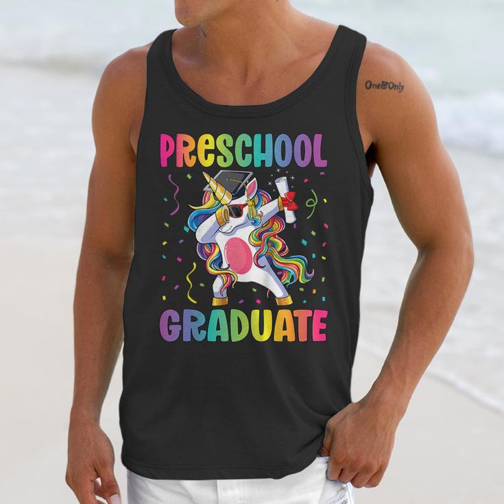 Kids Preschool Graduation Dab Unicorn Preschool Graduate Unisex Tank Top