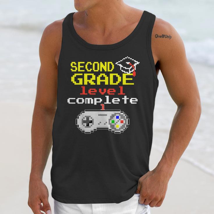 Kids Second Grade Graduation Video Game Shirt Unisex Tank Top