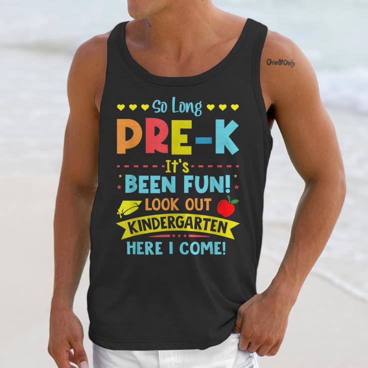 Kids So Long PRE-K It's Been Fun Graduation Unisex Tank Top
