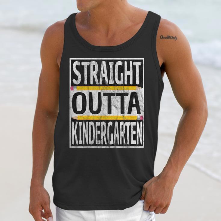 Kids Straight Outta Kindergarten Graduation Unisex Tank Top