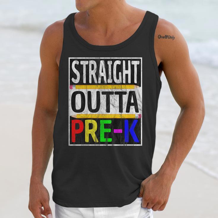 Kids Straight Outta Pre-K Graduation Unisex Tank Top