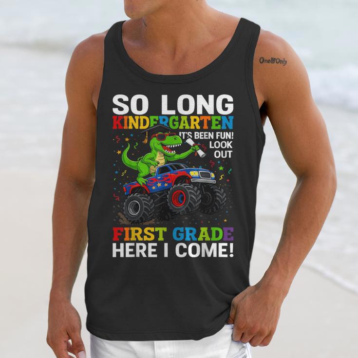 Kindergarten Graduate 2025 Kindergarten Graduation Dino Trex Unisex Tank Top