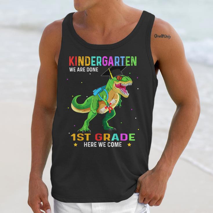 Kindergarten Graduation 1st Here We Come Class 2023 Dinosaur Unisex Tank Top