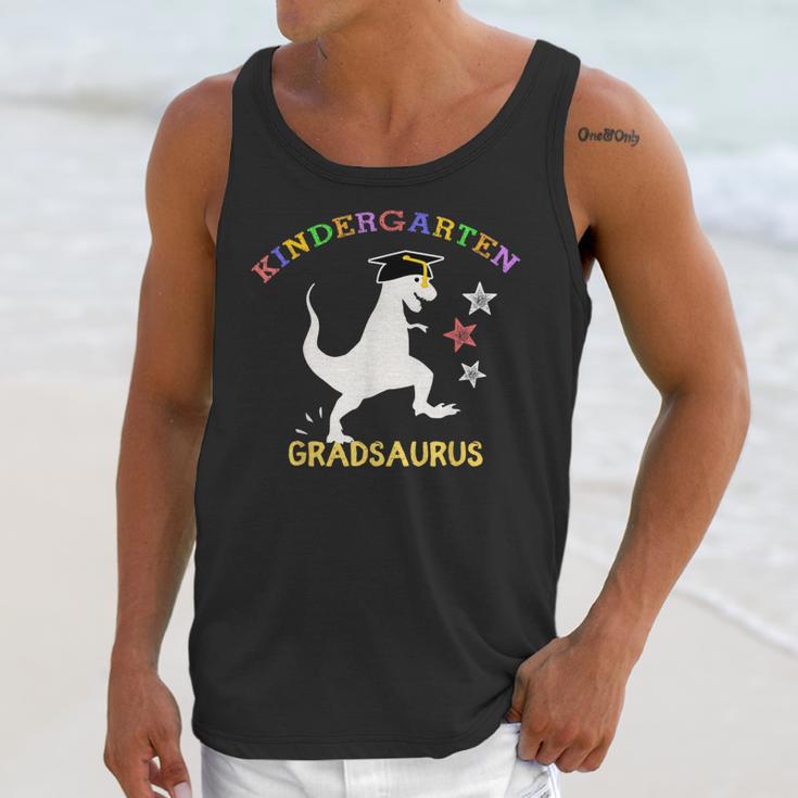 Kindergarten Graduation Shirt 2019 Dinosaur Graduate Party Unisex Tank Top