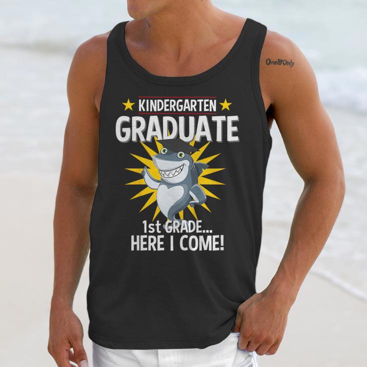Kindergarten Graduation Shirts 2019 Shark Grad Toddler Unisex Tank Top