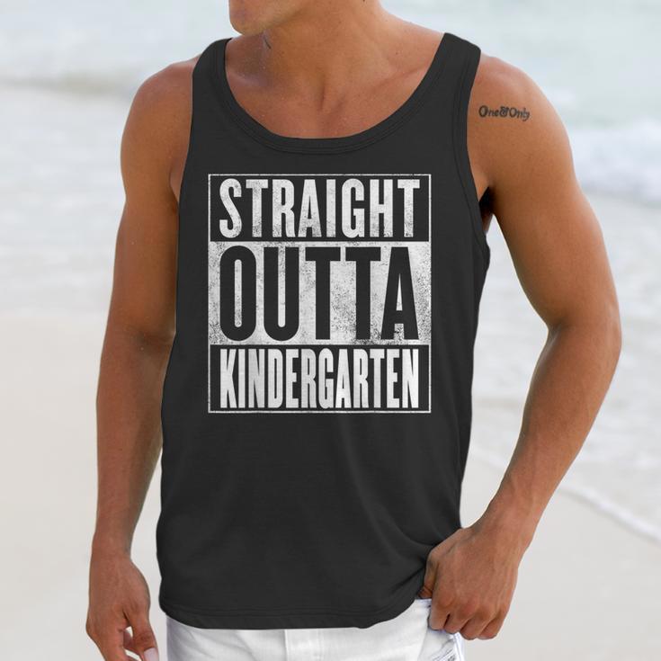 Kindergarten Graduation- Straight Outta Kindergarten Unisex Tank Top