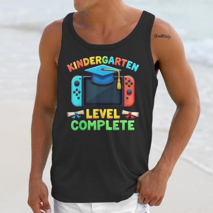 Kindergarten Level Complete Graduation Class 2025 Gamer Boys Unisex Tank Top