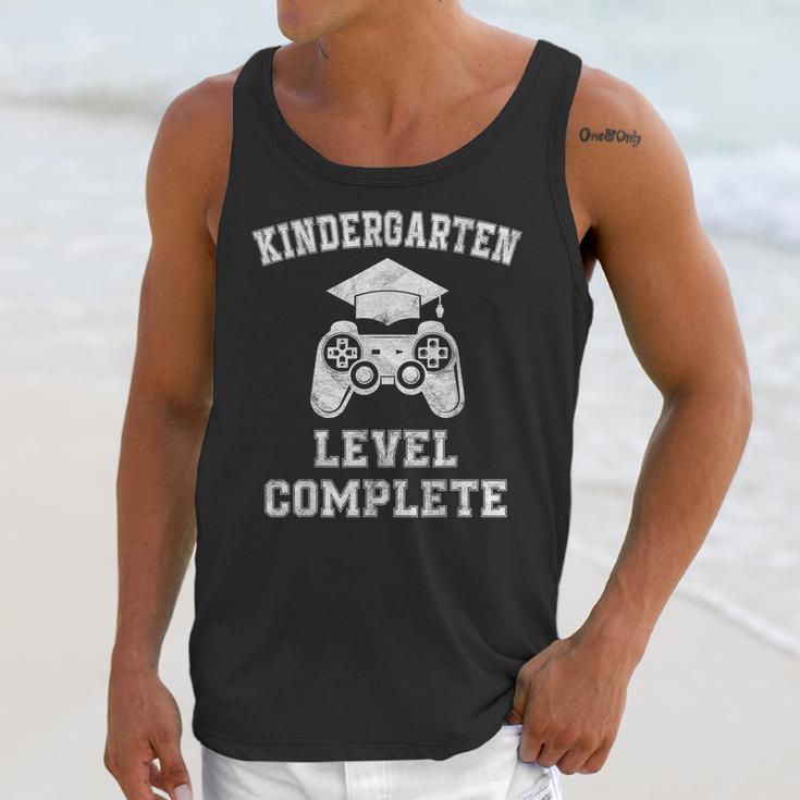 Kindergarten Level Complete Retro Graduation Video Gamer Unisex Tank Top