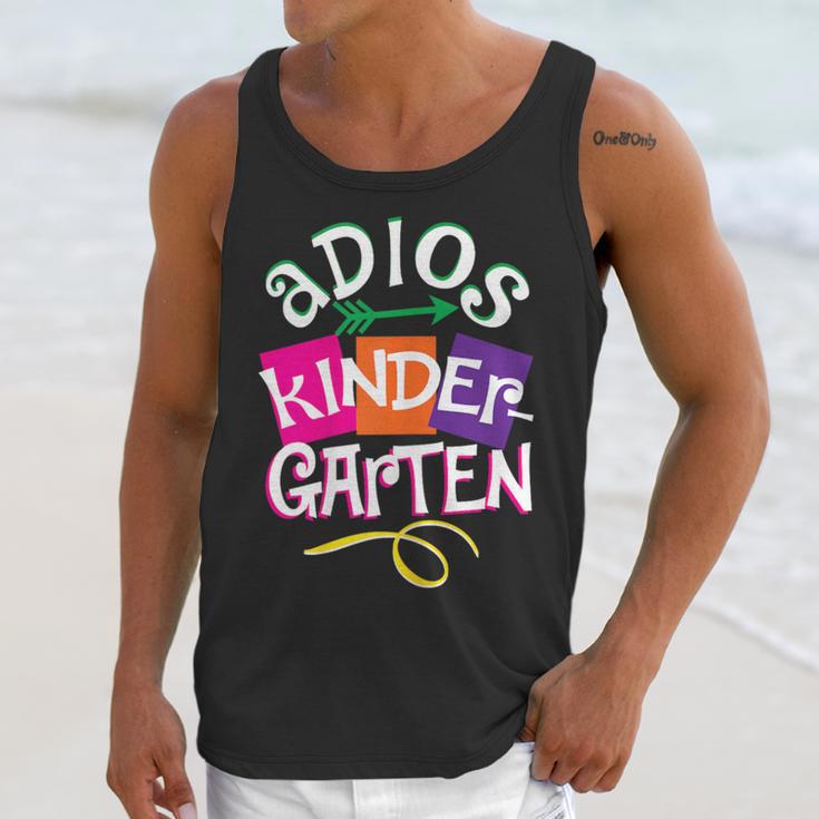 Last Day Of School Adios Kindergarten Graduation Kids Girls Unisex Tank Top