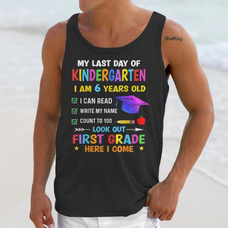 Last Days Of Kindergarten Graduation 2025 Graduate Boys Girl Unisex Tank Top