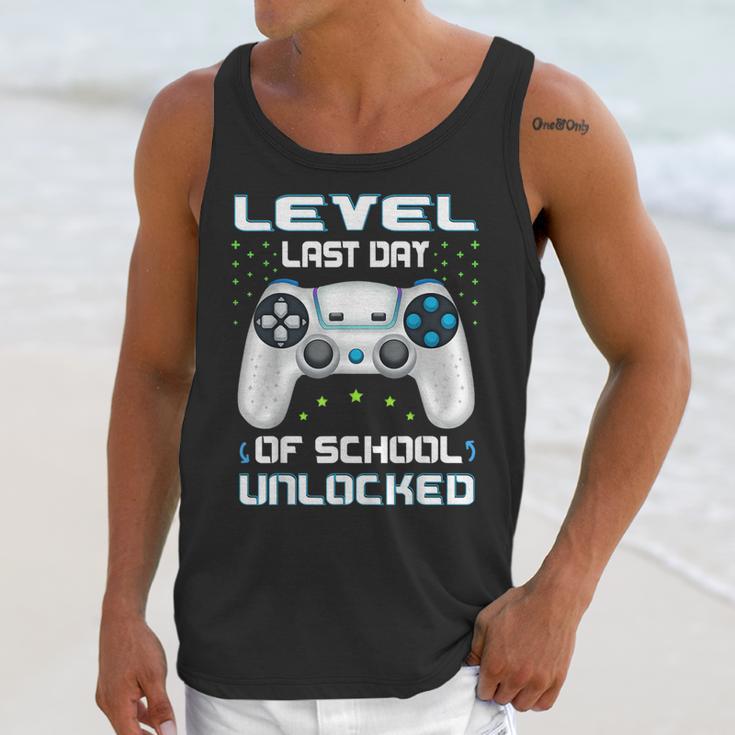 Last Days Of School Graduation Kindergarten Gamer Boys Kids Unisex Tank Top