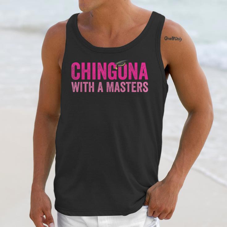 Latina Graduation Educated Latina Chingona With A Masters Unisex Tank Top