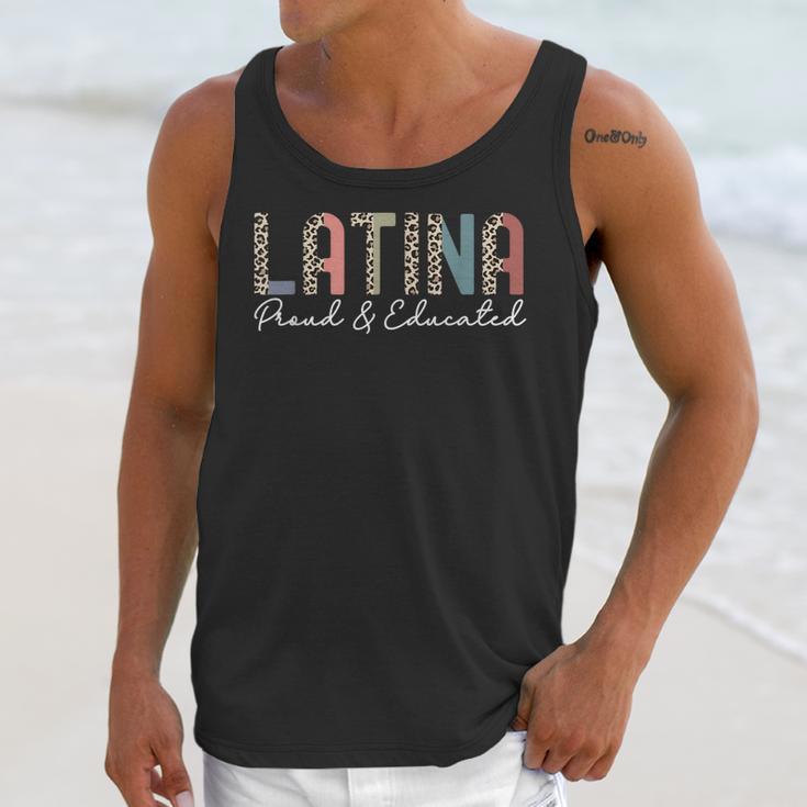 Latina Proud And Educated Powerful Latinas Pride Graduation Unisex Tank Top