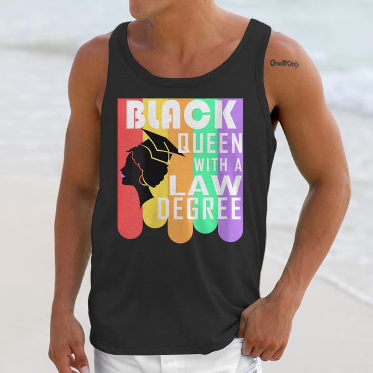 Law School Graduation Queen New Lawyer Attorney Grad Unisex Tank Top