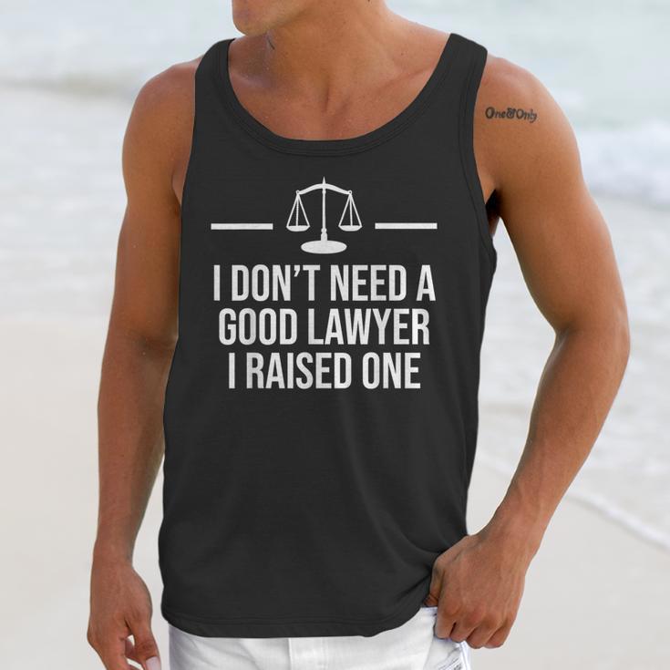 Lawyer Parent Dad Mom Law School Graduation Unisex Tank Top