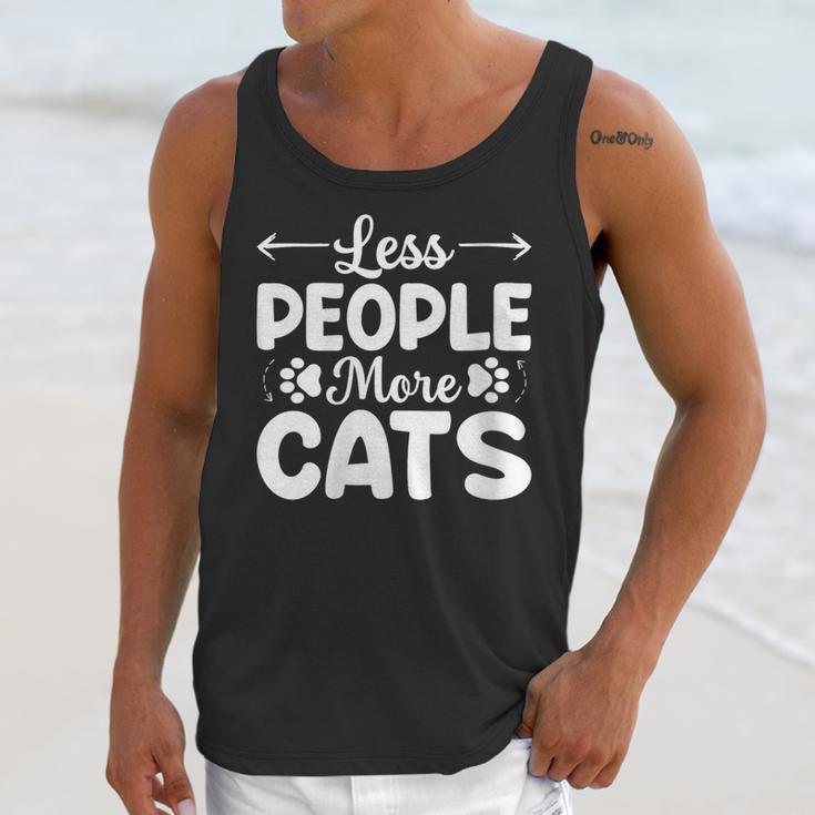 Less People More Cats Introvert's Dream Tee Unisex Tank Top Less People More Cats Introvert's Dream Tee Unisex Tank Top