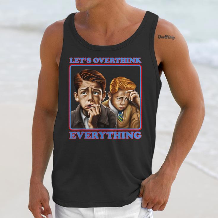Let's Overthink Everything Shirt Antisocial Introvert Unisex Tank Top Let's Overthink Everything Shirt Antisocial Introvert Unisex Tank Top