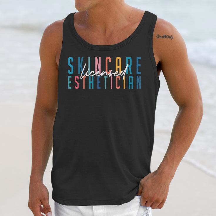 Licensed Skin Esthetician Graduation Skin Esthetician Unisex Tank Top