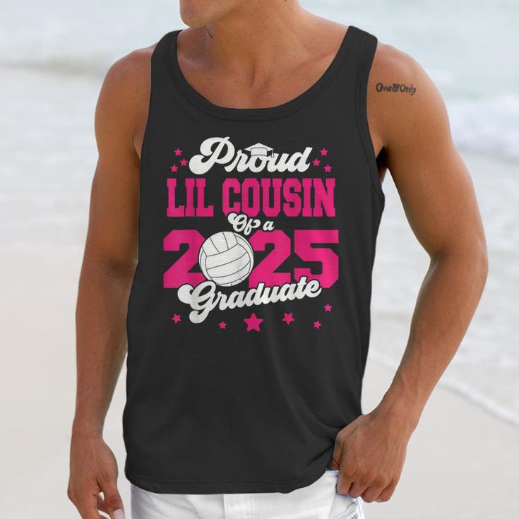 Lil Cousin Of a 2025 Graduate Prom Graduation 25 VolleyBall Unisex Tank Top