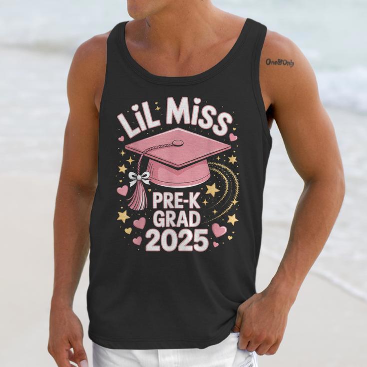 Little Miss Pre-K Grad 2025 Preschool Graduation Girls Kids Unisex Tank Top