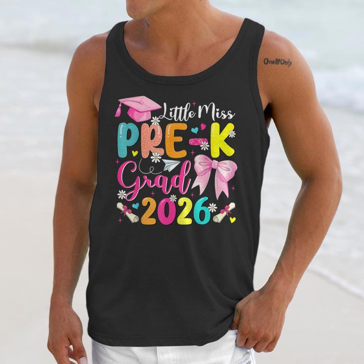 Little Miss Pre-K Grad 2026 Preschool Graduation Kids Girls Unisex Tank Top
