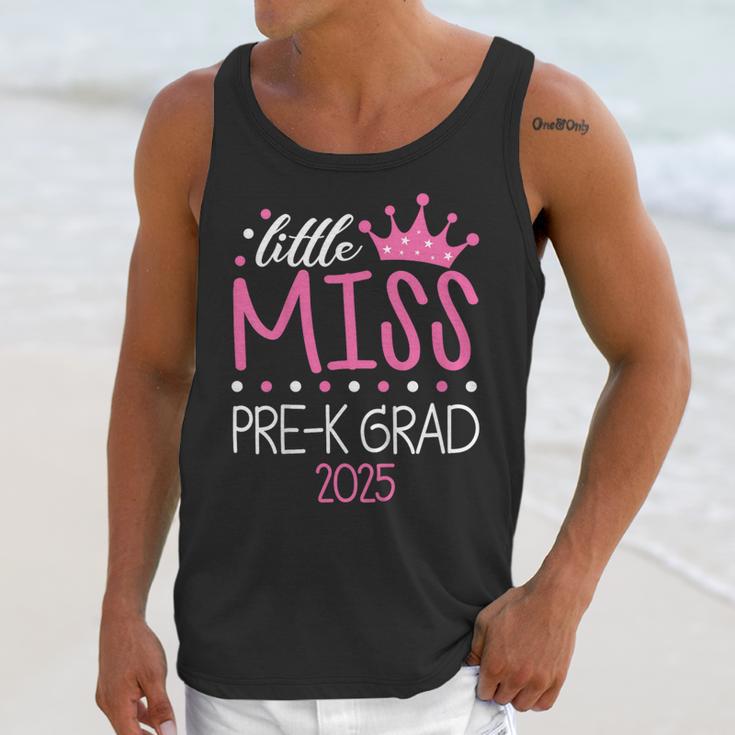Little Miss Pre-K Grad Preschool Prek Graduation 2025 Unisex Tank Top