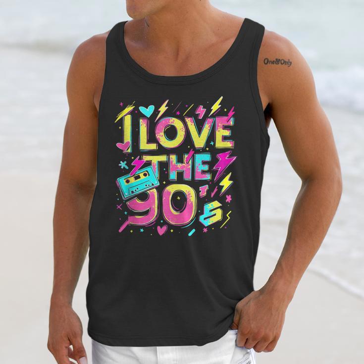 I Love The 90'S 90s Retro Nostalgia Unisex Tank Top