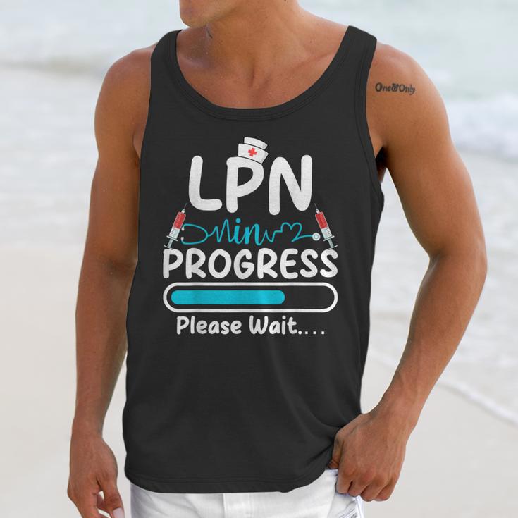 LPN In Progress Loading Future Nurse Graduation Lover Unisex Tank Top
