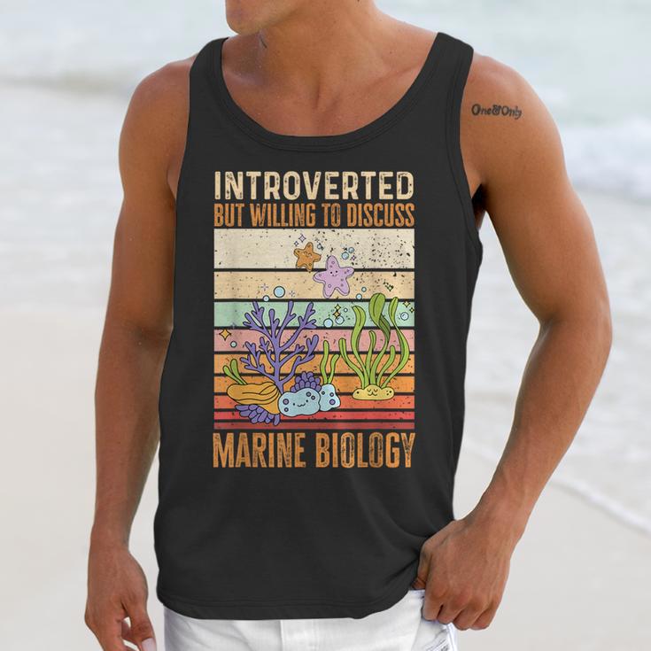 Marine Biology Ocean Introvert Marine Biologist Unisex Tank Top Marine Biology Ocean Introvert Marine Biologist Unisex Tank Top