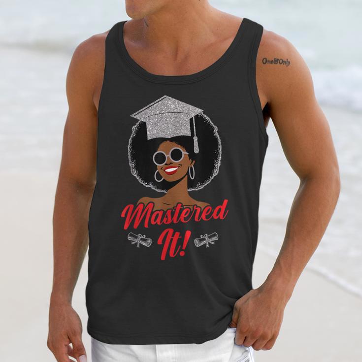 Master Degree Graduation Gifts Black Girl Unisex Tank Top