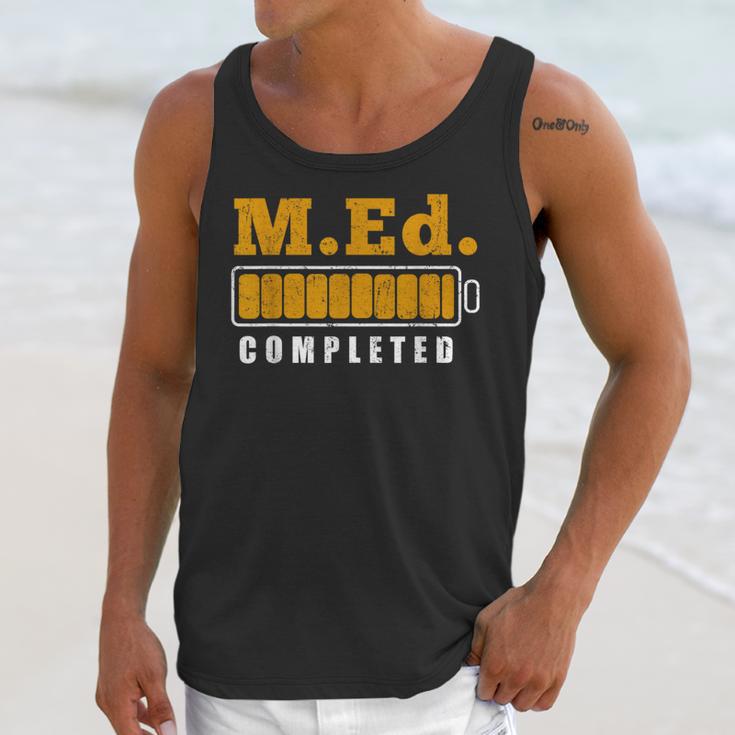 Master Graduation Completed Master Of Education Teacher Men Women Unisex Tank Top