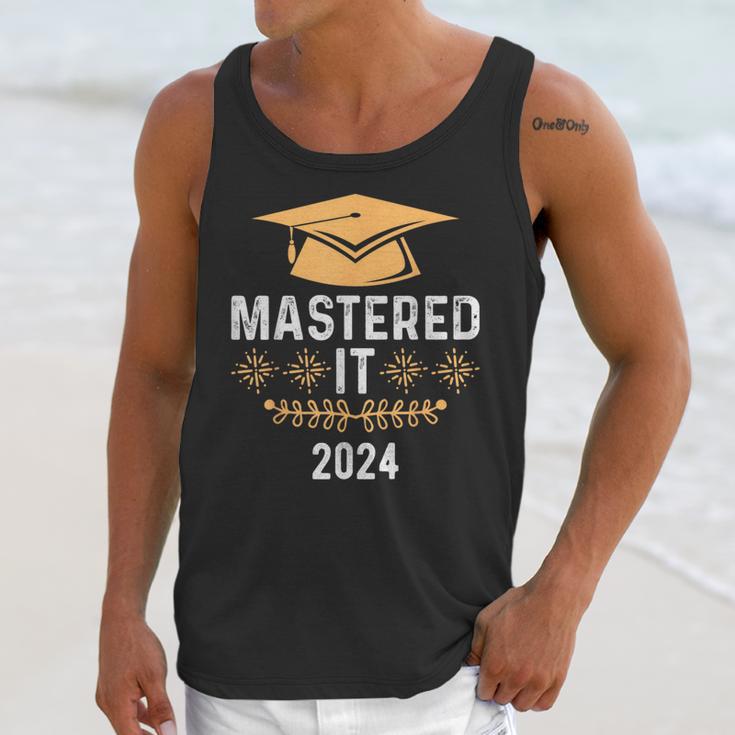 Mastered It 2024 Masters Degree Graduation Graduate Mba Unisex Tank Top