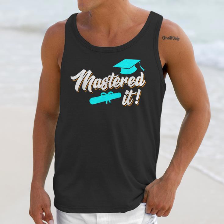 Mastered It Master Graduation Man Master 2026 Unisex Tank Top