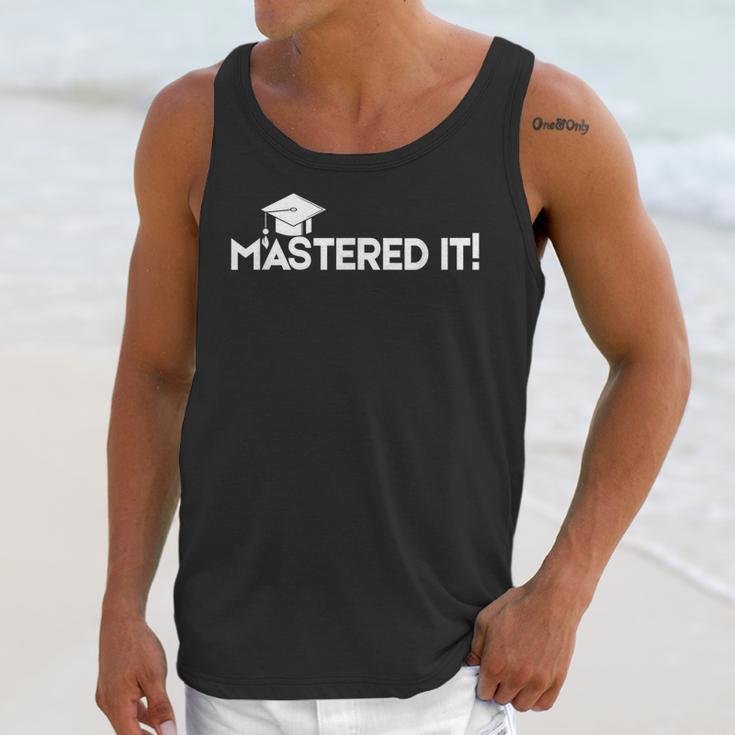Mastered It MBA Graduation Shirt Him Her 2018 Unisex Tank Top