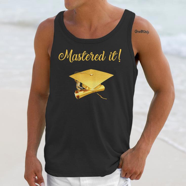 Mastered It Shirt Graduation MD Graduate Unisex Tank Top