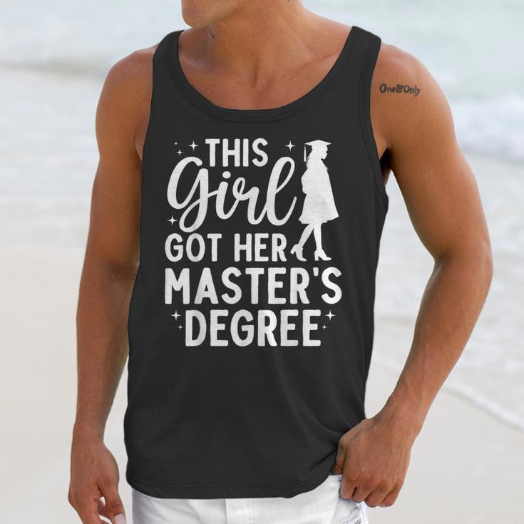 Masters Degree Art For Women Girls Masters Degree Graduation Unisex Tank Top