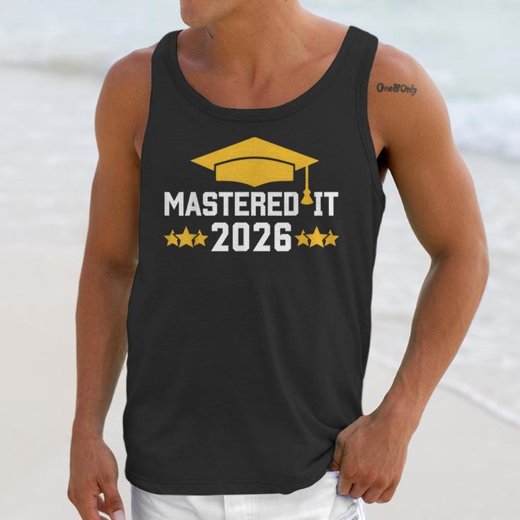 Masters Degree Graduation Mastered It Class Of 2026 Graduate Unisex Tank Top