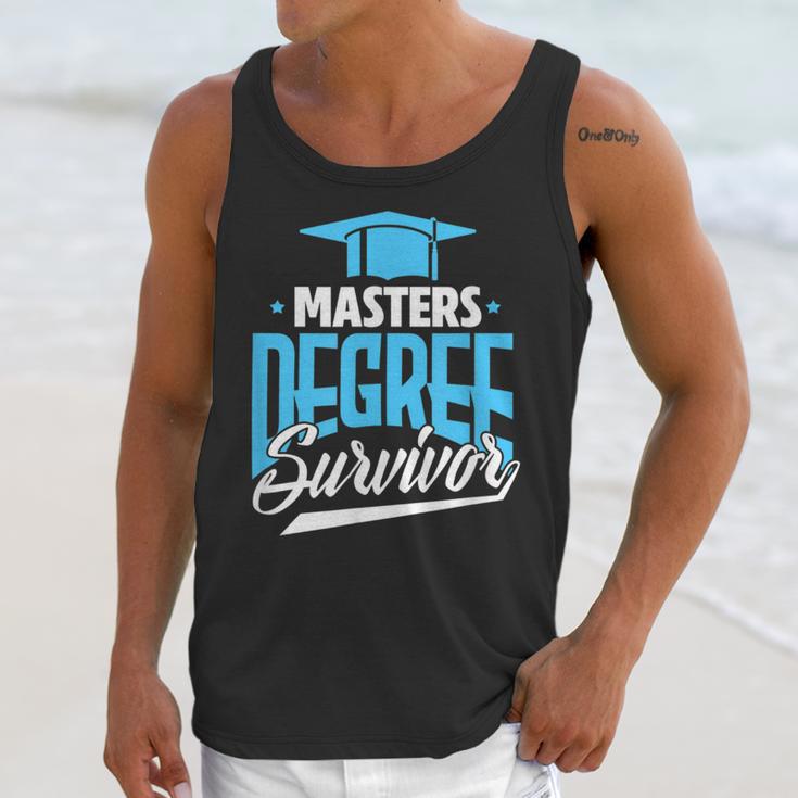 Master's Degree Graduation Masters Degree Survivor Unisex Tank Top