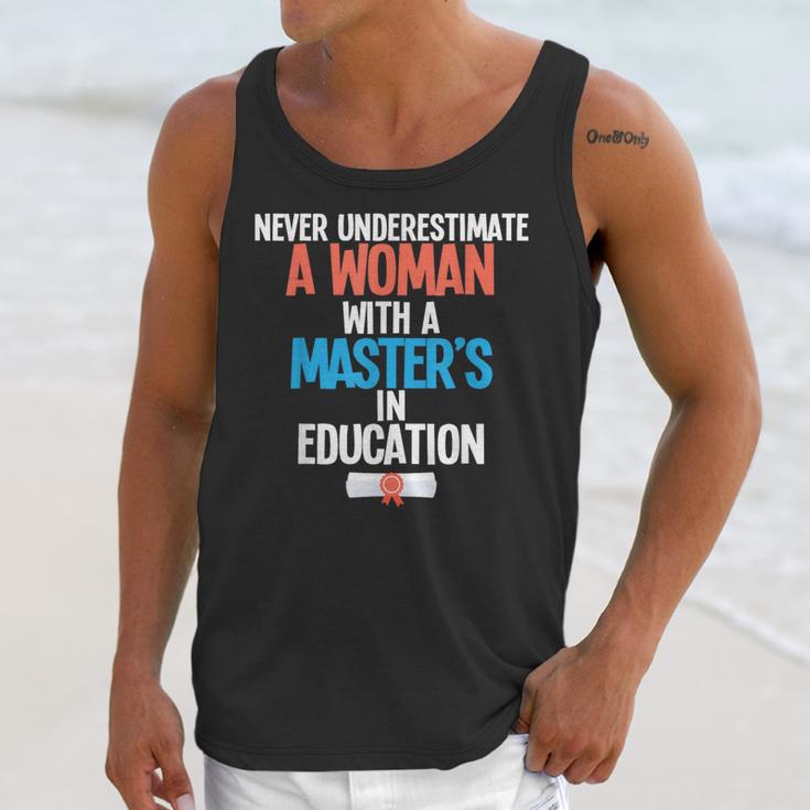 Masters In Education Degree Graduation Women MeD Unisex Tank Top
