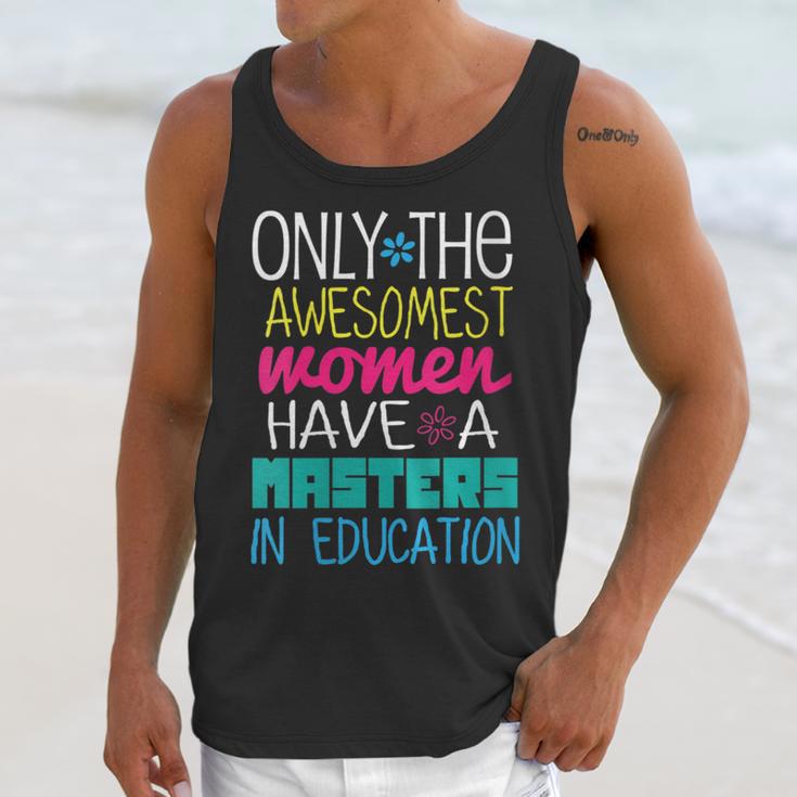 Masters In Education Degree Graduation Women MeD Unisex Tank Top