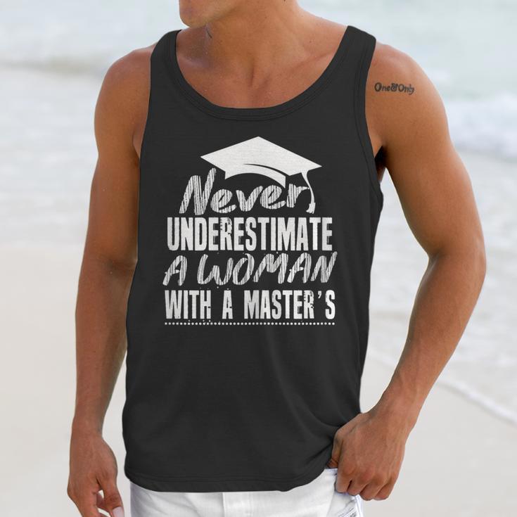 Master's Graduation Shirt For Women With Masters Degree Unisex Tank Top