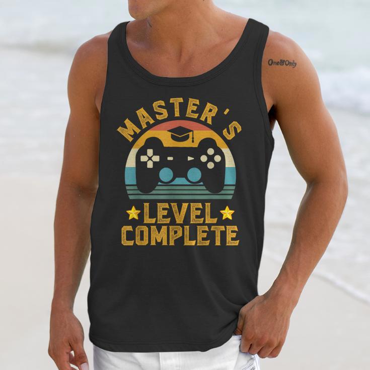 Master's Level Complete Vintage Video Gamer Graduation Unisex Tank Top