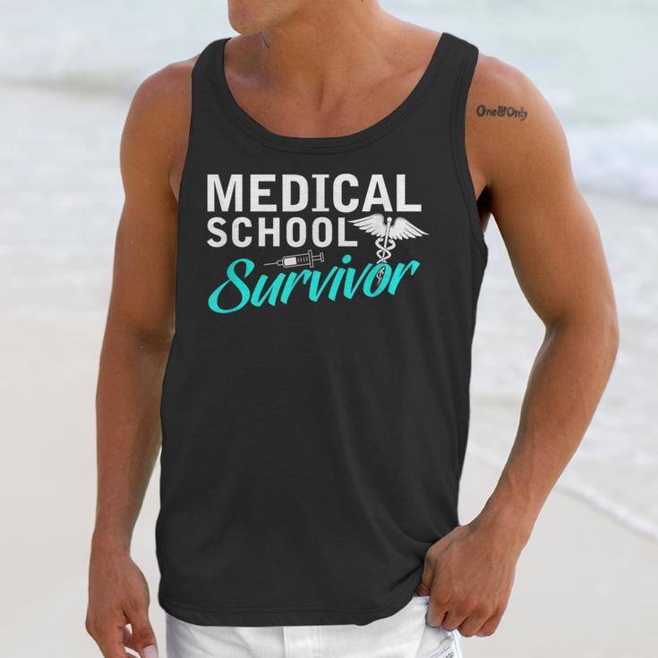 Medical School Survivor Med Student Graduation Unisex Tank Top