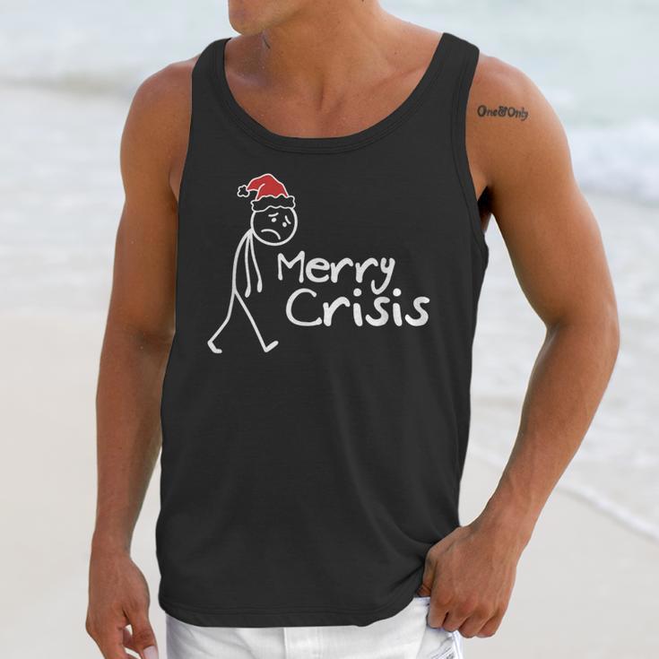 Merry Crisis Christmas Introvert Unisex Tank Top Merry Crisis Christmas Introvert Unisex Tank Top