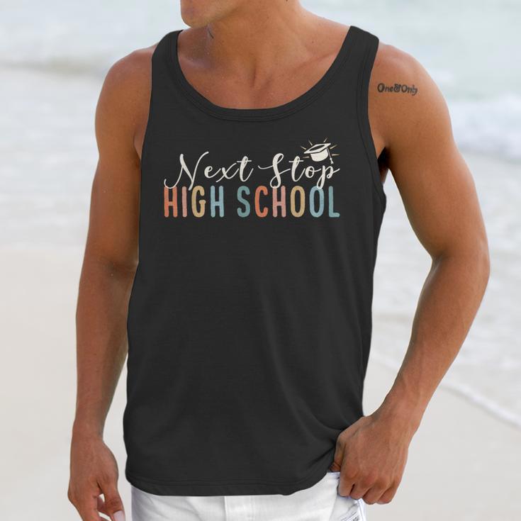 Middle School Graduation Next Stop High School Unisex Tank Top