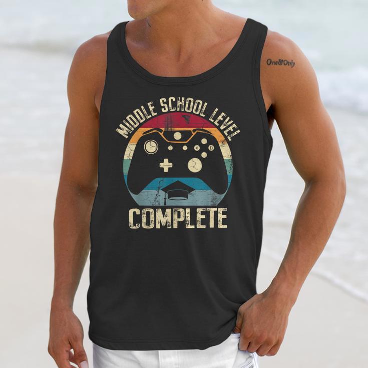 Middle School Level Complete Gamer Class Of 2024 Graduation Unisex Tank Top